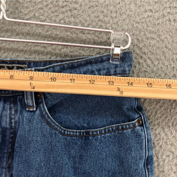 EXP Jeans Womens 9 10 Blue Medium Wash Denim Tapered Ankle Mom Everyday Vintage - Picture 8 of 12